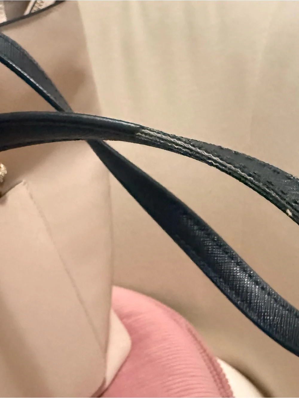 Kate Spade Blush Pink & Black Work Tote